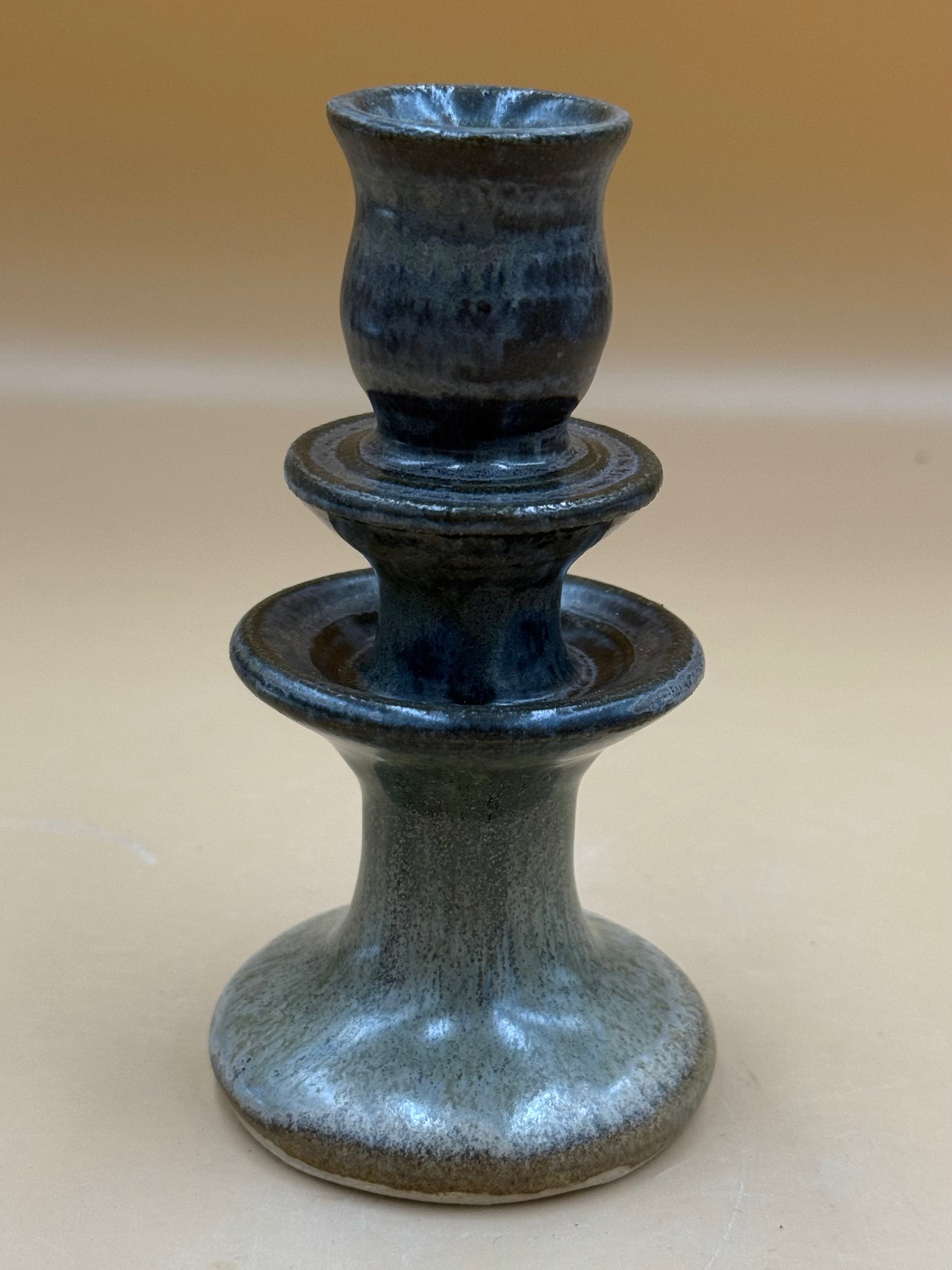 Lysestager med snørkler h 8-14 cm