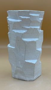 Vase hvid ø10, h17