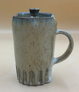 Kaffekrus med drikkelåg h 12,5, ø8