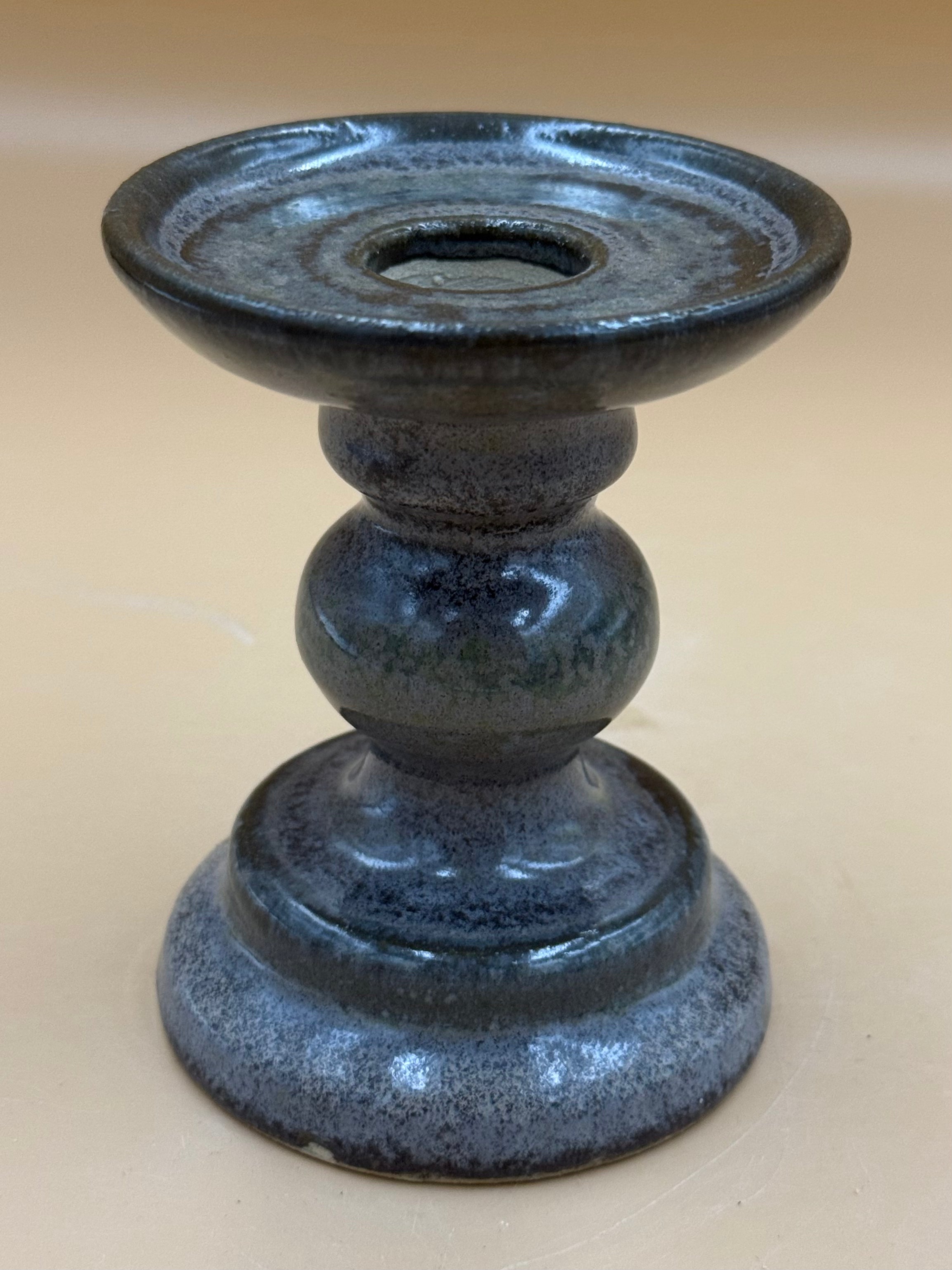 Lysestager med snørkler h 8-14 cm