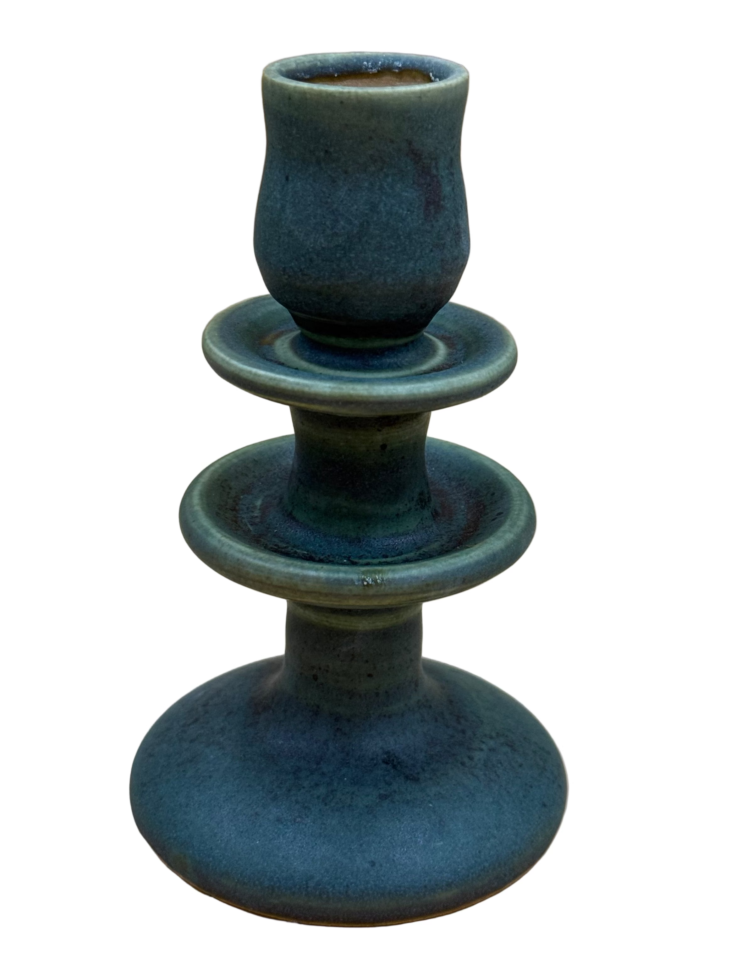 Lysestager med snørkler h 8-14 cm