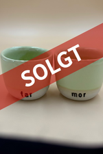 Indlæs billede til gallerivisning Espressokrus med tekst ø7, h7,5, 120cl
