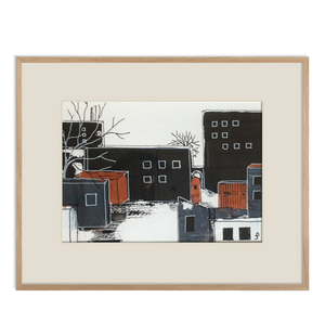 Byen 5, 24x30 cm