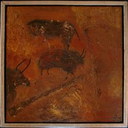 Lascaux III b 40x40 juli 2005