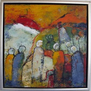 Samling XIV 40x40 cm maj 2008