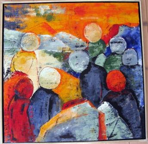 Samling XXX 80x80 cm maj 2008