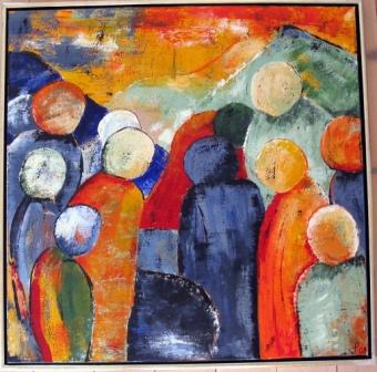 Samling XX 80x80 cm maj 2008