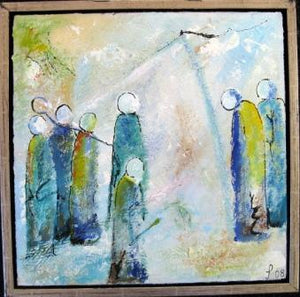 Samling X 40x40 cm april 2008