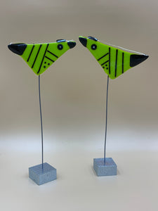 Fuglepar 25 cm med pind