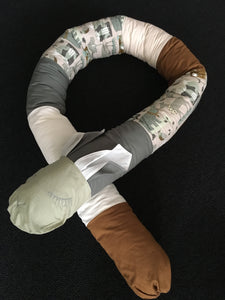 Sengeslanger, puder og flag