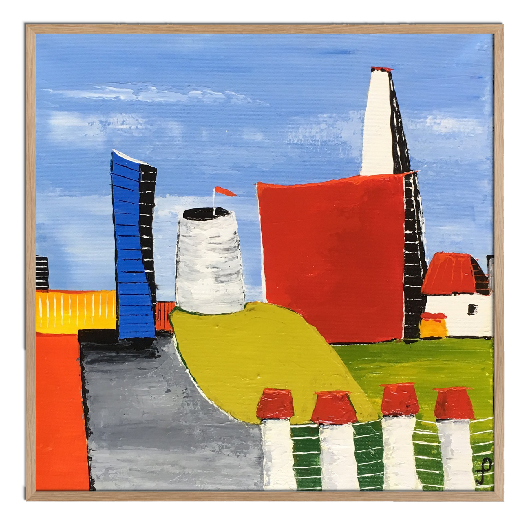 Bag hegnet 30x30 cm