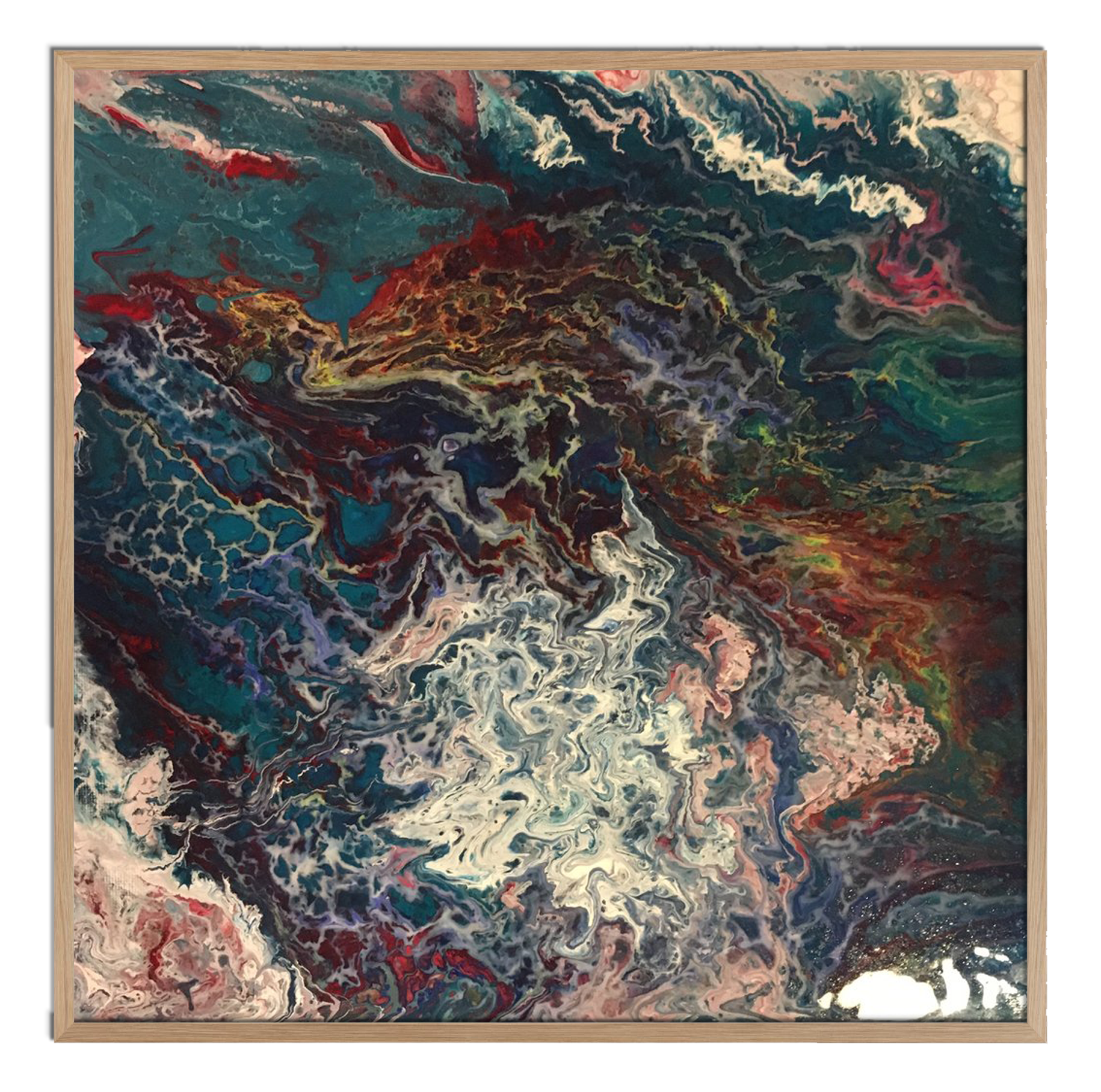 Pouring 5 30x30 cm