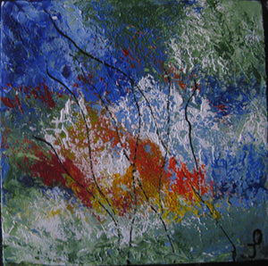 natur abstraktion II roed 15x15 januar 2010