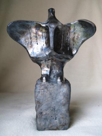 skulptur i raku I august 2008